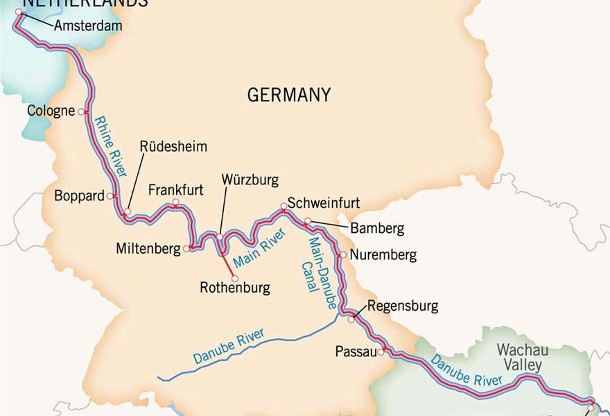 UNI European Serenade map